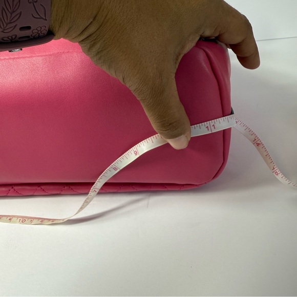 Trina Turk Fuchsia Quilted Satchel Purse - Picture 5 of 16